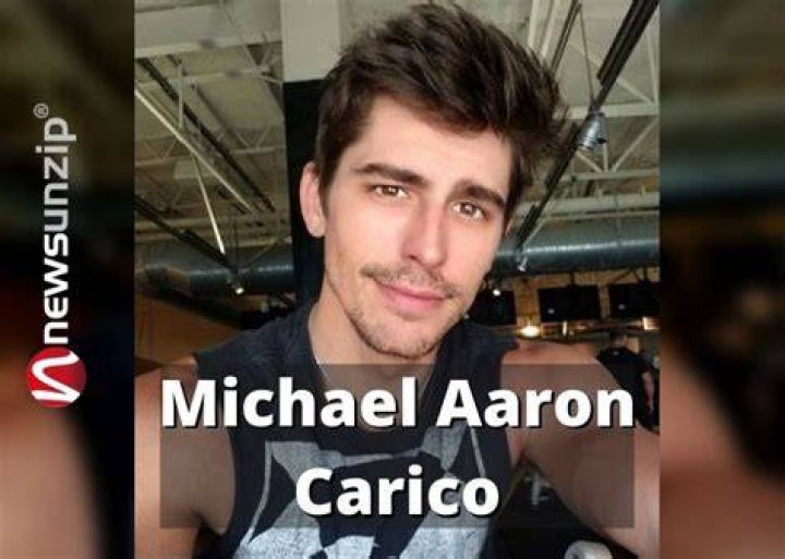 Michael Aaron Carico with his co model