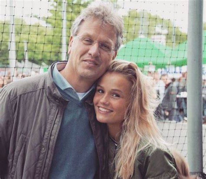 Mikky Kiemeney with her father Marc Kiemeney