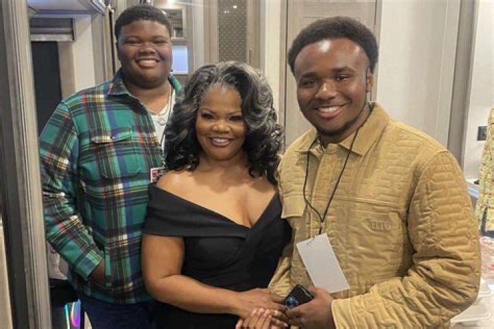 Monique with her son Benjamin