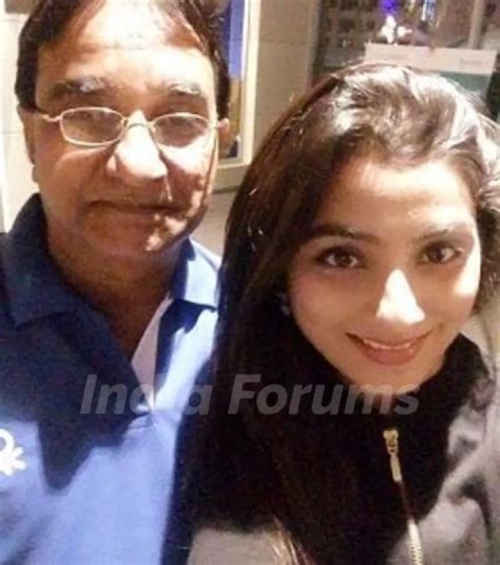 Neha Khan with her father