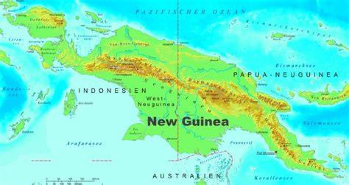New Guinea Map