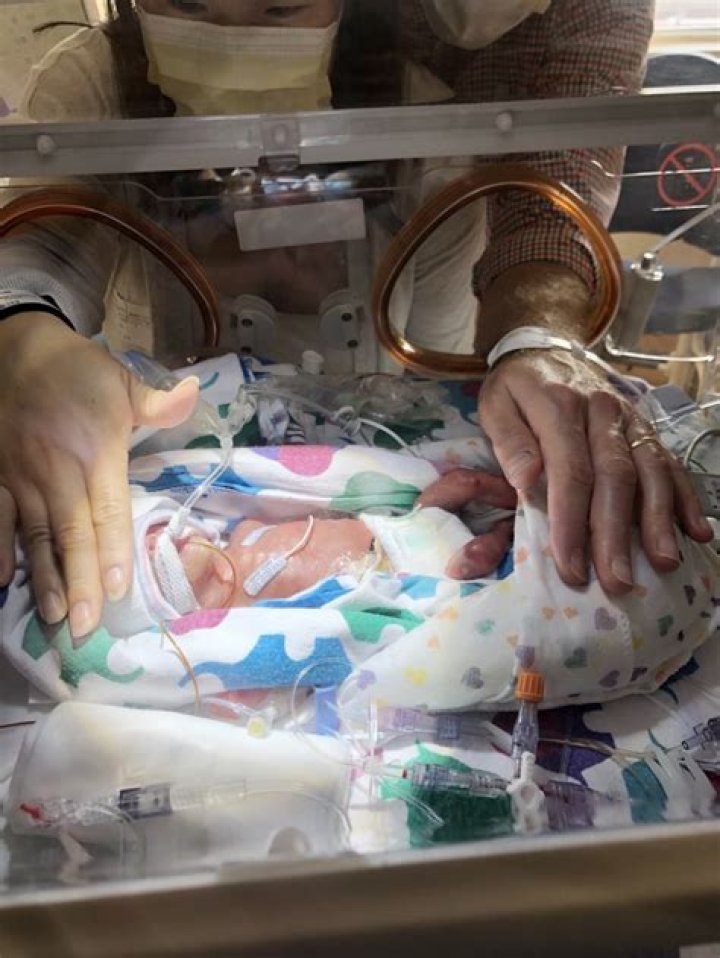 Newborn Girl In Nicu