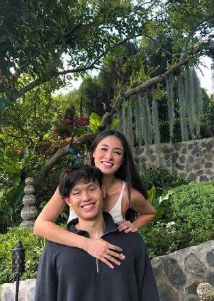 Nicole with her boyfriend Giles Benedicto