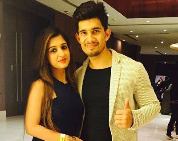 Nidhi Shah and her boyfriend