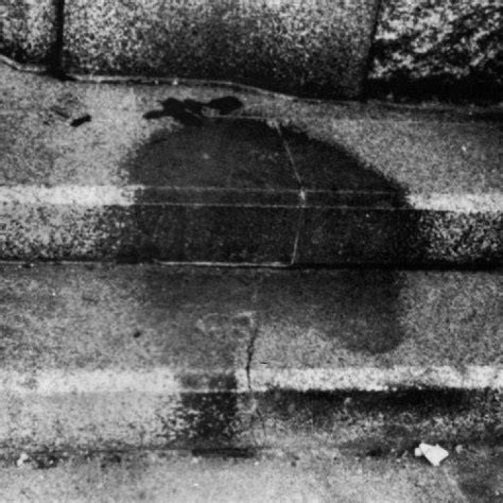 Nuclear Shadow On The Steps In Hiroshima