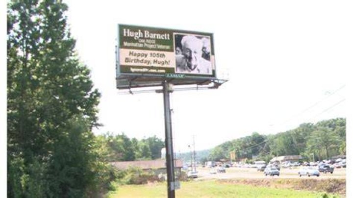 Oak Ridge Billboard Demands Silence