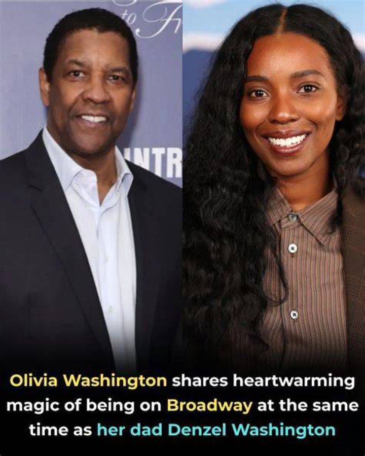 Olivia Washington with her father