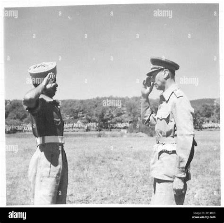 Pavelić Saluting His Troops