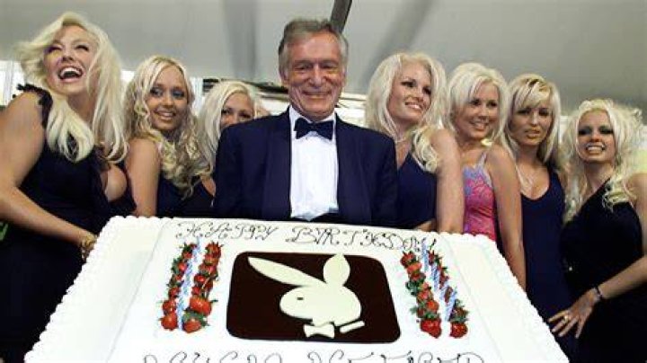Playboy Hugh Hefner and his ex-girlfriend Sondra Theodore