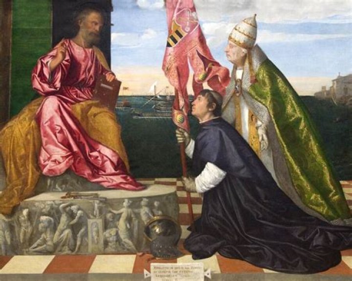 Pope Alexander VI With Jacop Pesaro