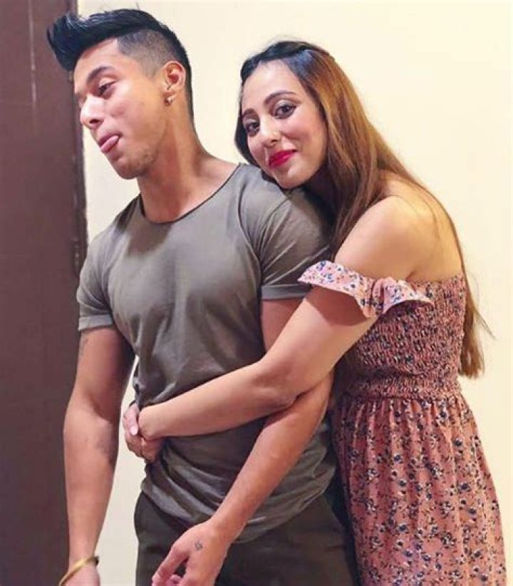 Pratik Sehajpal with his sister