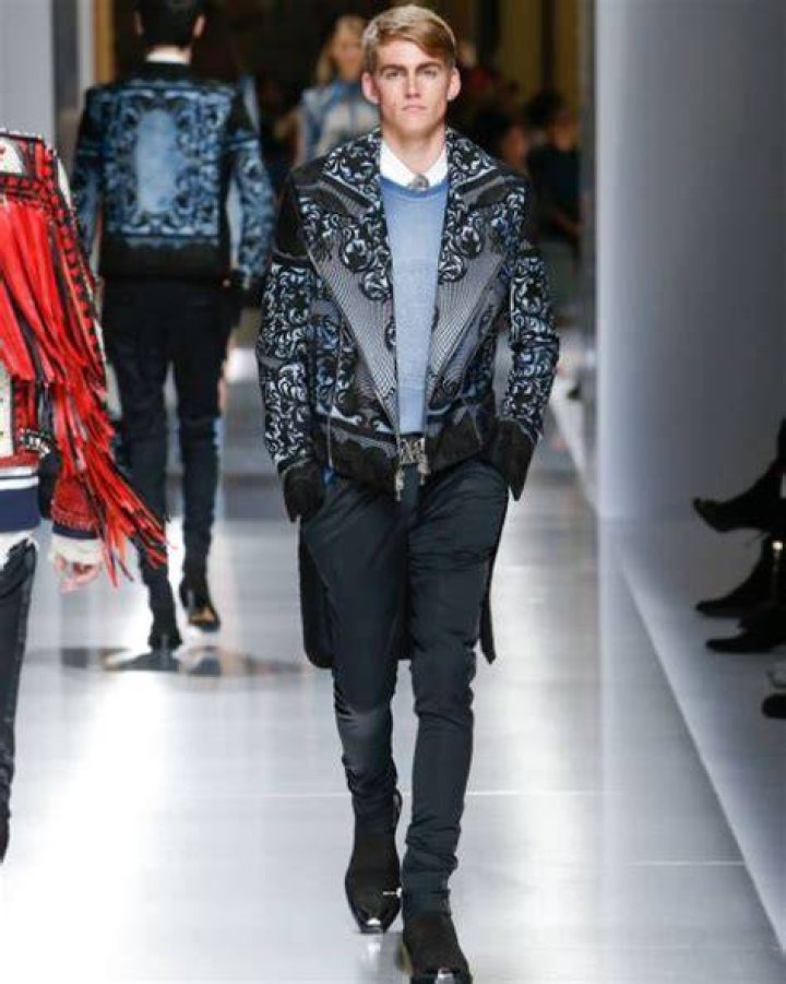 Presley Gerber does a ramp walk