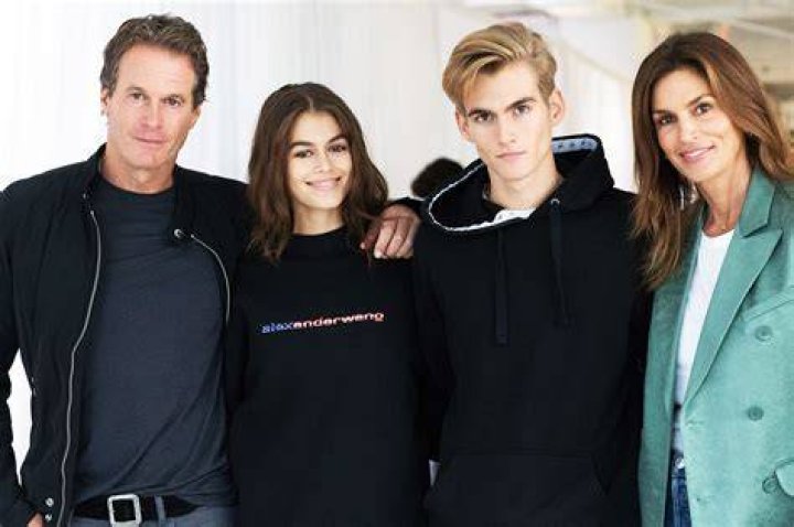 Presley Gerber with his family