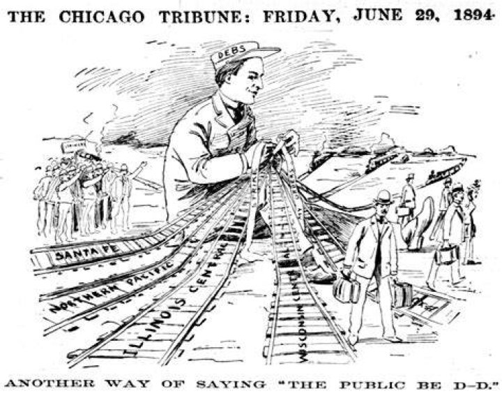 Pullman Strike Cartoon