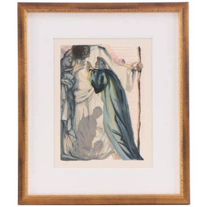 Salvador Dali Wood Engraving