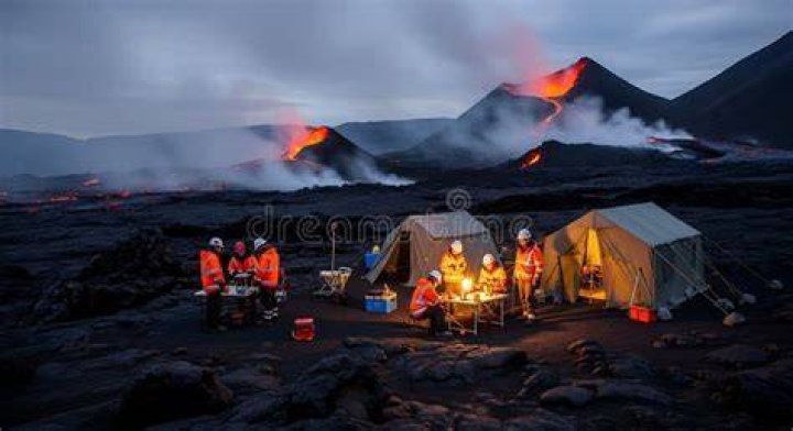 Scientists Observe Volcano