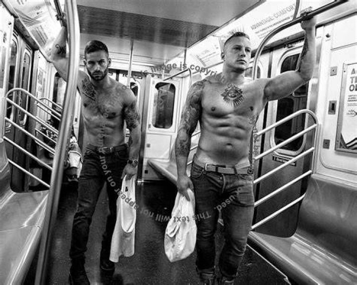 Shirtless Subway Ride