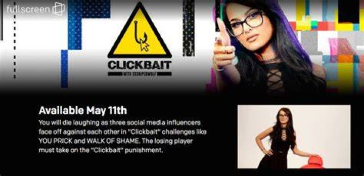 SSSniperWolf featured in Clickbait