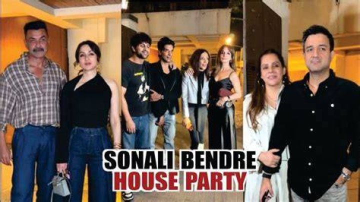 Sussanne Khan attended a party in Goa