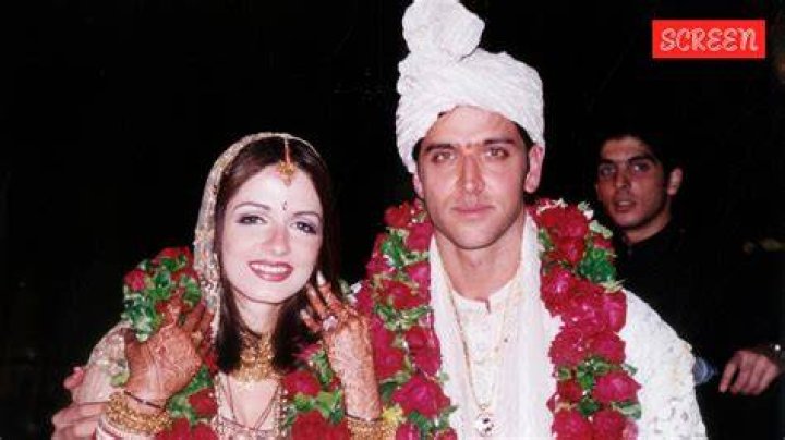 Sussanne Khan old image with her dad