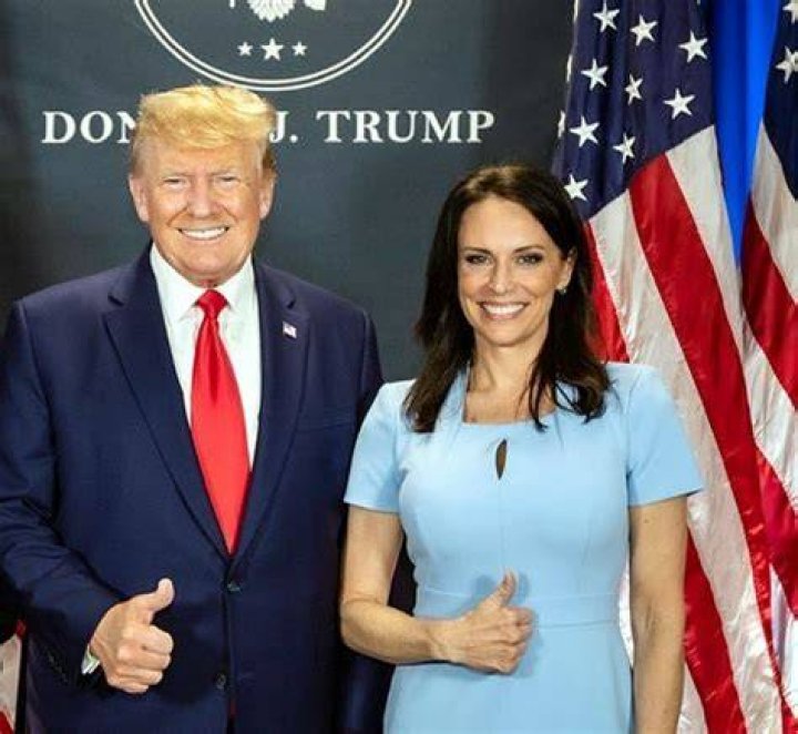 Tudor Dixon with Donald Trump