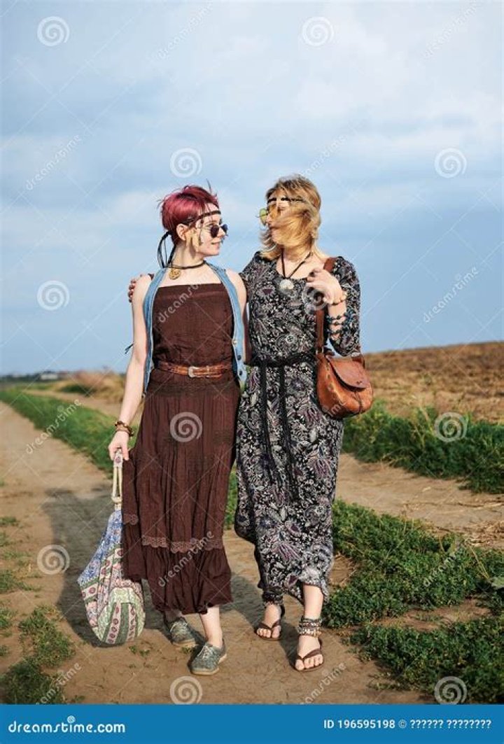 Two Hippie Women