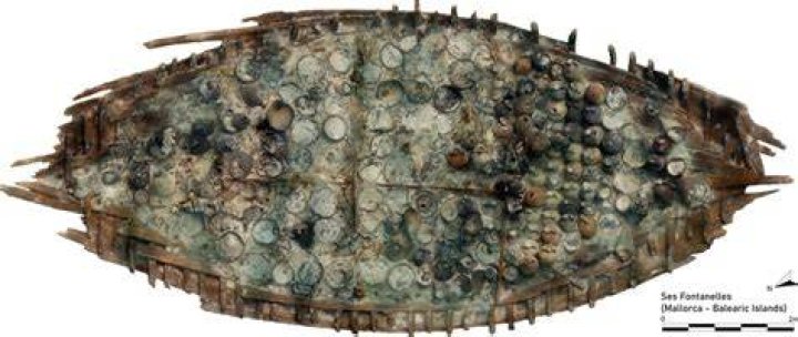 Underwater Amphorae Of Ses Fontanelles