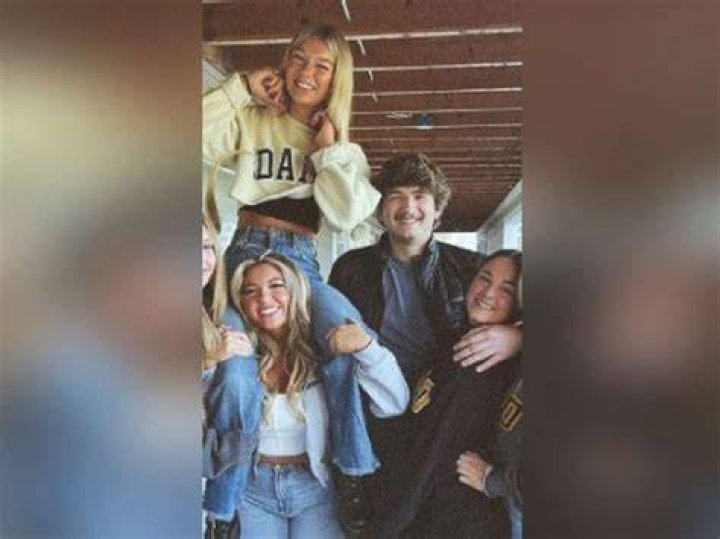 University of Idaho students Kaylee Goncalves (second from left, bottom) and Madison Mogen (second from left, top), Ethan Chapin (center) and Xana Kernodle (second from right)