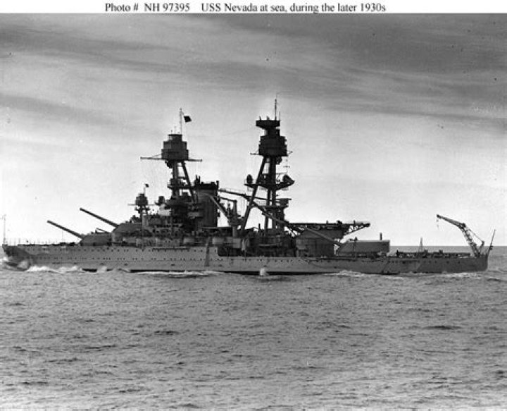 USS Nevada Mast