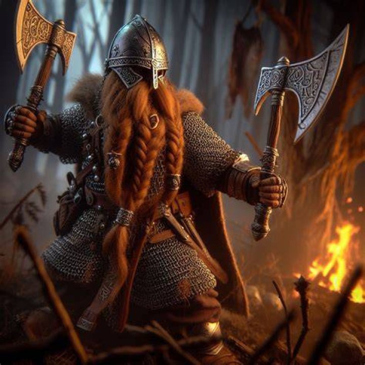 Warrior Hit With Ax