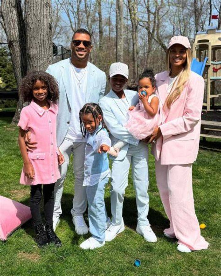 Young Ciara with her family