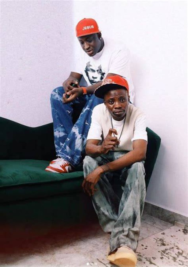 Young Duu with his friend